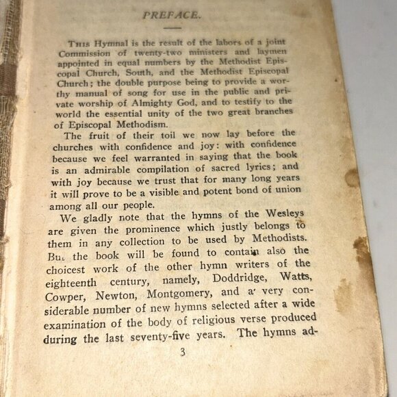 Methodist Episcopal Hymnal 1875? Christian NOTE: Binding is loose, missing pages - Picture 14 of 16